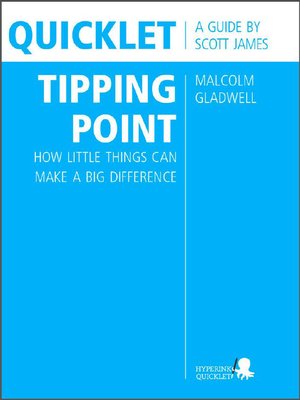 cover image of Quicklet on Malcolm Gladwell's the Tipping Point